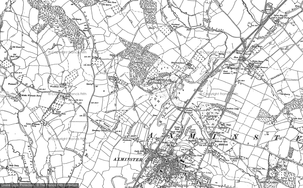 Old Map of Cloakham, 1903 in 1903