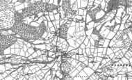 Old Map of Clocaenog, 1899