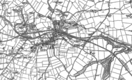 Old Map of Clowne, 1884 - 1897