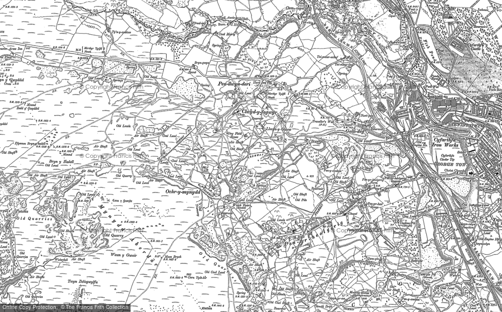 Old Map of Clwydyfagwyr, 1903 in 1903