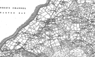 Old Map of Clynnog-fawr, 1899