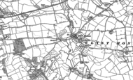 Old Map of Clyst Honiton, 1887 - 1888