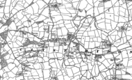 Old Map of Clyst Hydon, 1887 - 1888