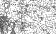 Old Map of Clyst St George, 1887 - 1888