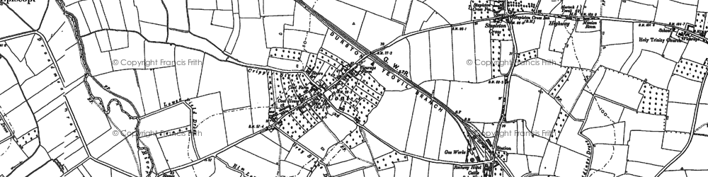 Old map of Coat in 1886