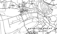Old Map of Coate, 1899