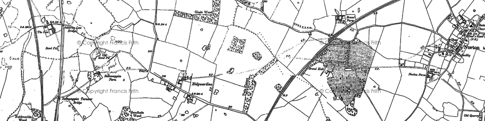 Old map of Cobscot in 1879