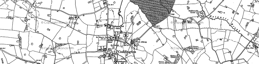 Old map of Aldersey Park in 1897