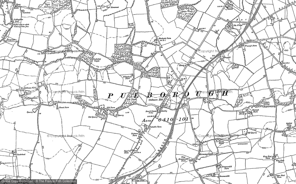 Old Map of Codmore Hill, 1895 - 1896 in 1895