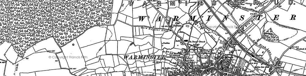 Old map of Brick Hill in 1923