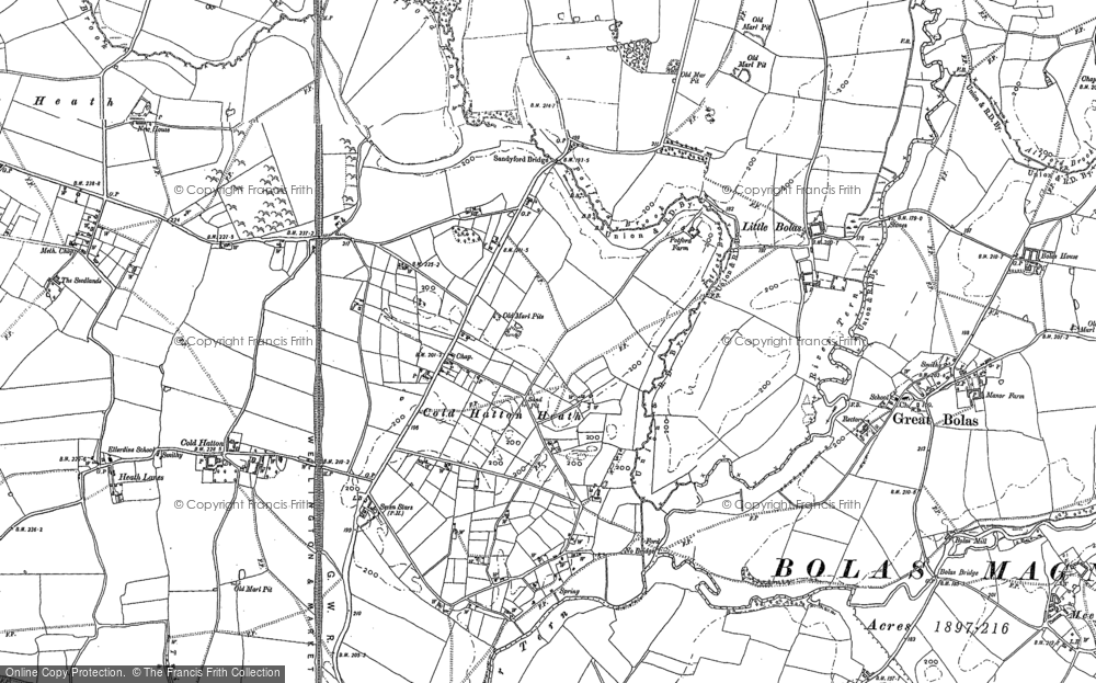 Cold Hatton Heath, 1880