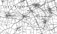 Old Map of Cold Higham, 1883