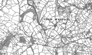Old Map of Cold Weston, 1883