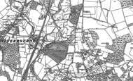 Old Map of Colden Common, 1895
