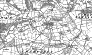 Old Map of Coldridge, 1886