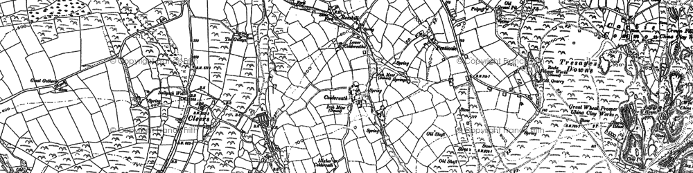 Old map of Coldvreath in 1879