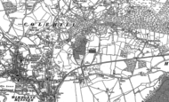 Old Map of Colehill, 1887 - 1900