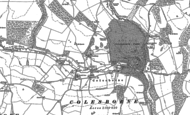 Old Map of Colesbourne, 1883
