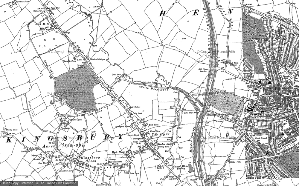 Colindale, 1895 - 1896