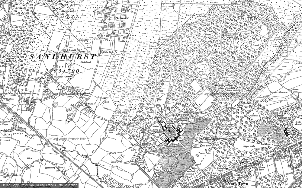 Old Map of College Town, 1909 - 1910 in 1909