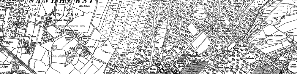 Old map of College Town in 1909