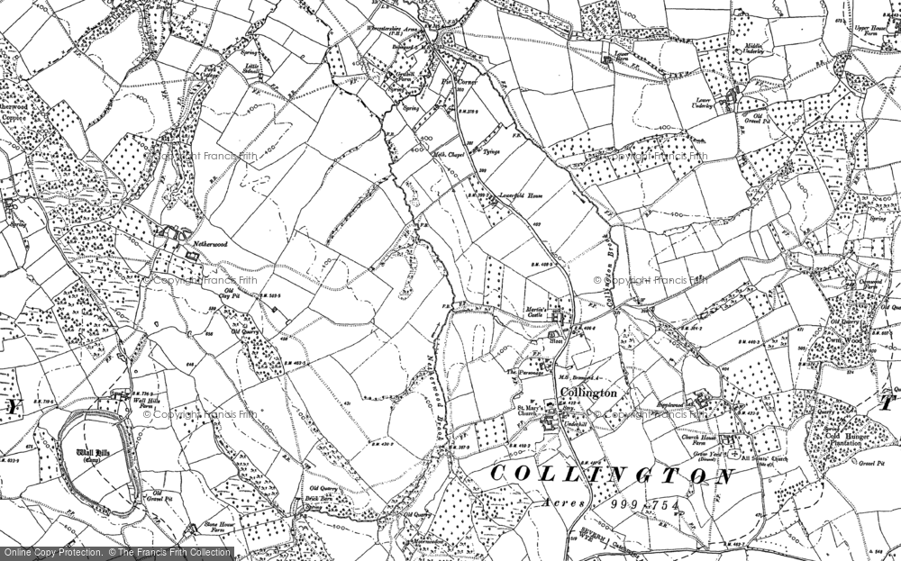 Old Map of Collington, 1902 in 1902