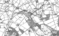 Old Map of Colney Heath, 1896