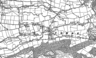 Old Map of Combe, 1885 - 1902