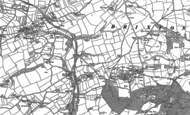 Old Map of Combe, 1905 - 1906