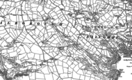 Old Map of Combe, 1905