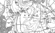Old Map of Combe, 1909