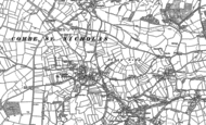 Old Map of Combe St Nicholas, 1901