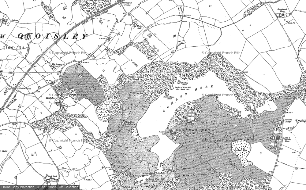 Old Map of Combermere Abbey, 1897 - 1909 in 1897