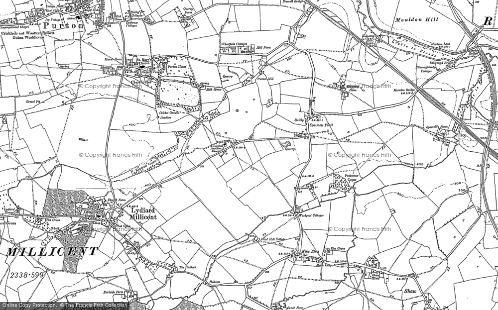 Old Map of Common Platt, 1899 in 1899