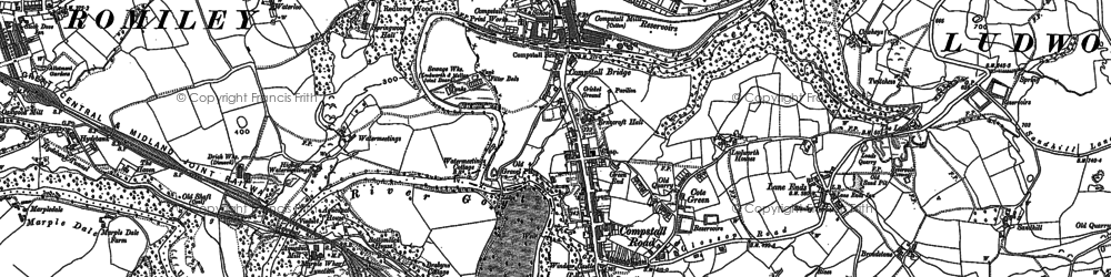 Old map of Beacom Houses in 1907