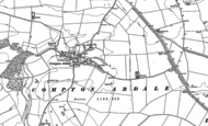 Old Map of Compton Abdale, 1895 - 1896