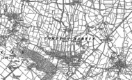 Old Map of Compton Martin, 1884