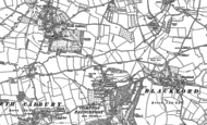 Old Map of Compton Pauncefoot, 1885