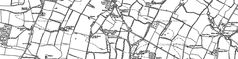 Old map of Coneyhurst in 1896