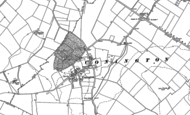 Old Map of Conington, 1900 - 1901