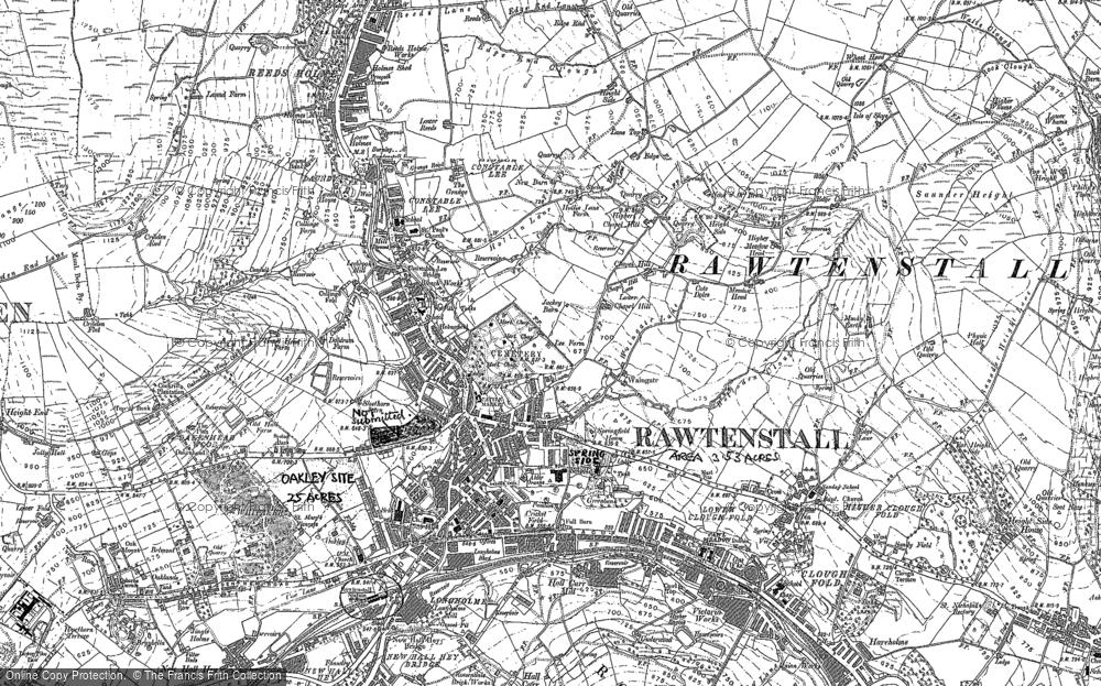Old Map of Constable Lee, 1891 - 1892 in 1891