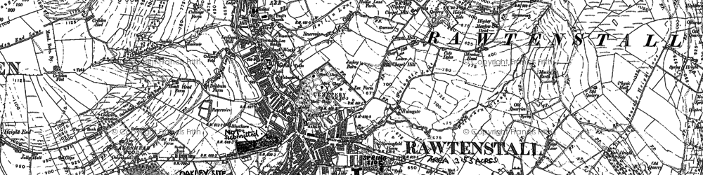 Old map of Constable Lee in 1891