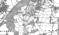 Old Map of Cookham Dean, 1910