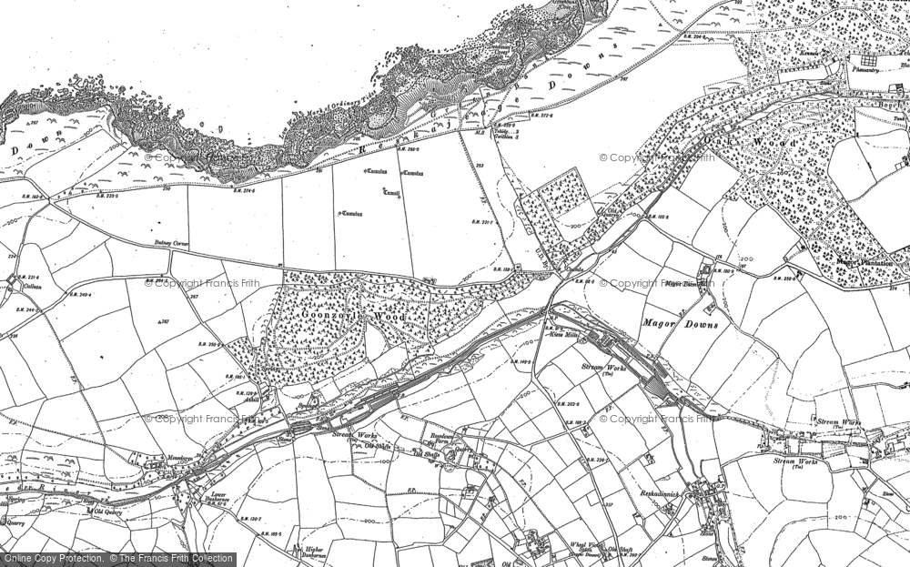 Old Maps of Deadman's Cove, Cornwall - Francis Frith