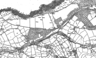 Old Map of Coombe, 1878 - 1906