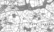 Old Map of Coombe, 1886