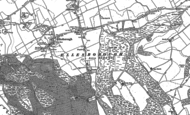 Old Map of Coombe, 1897 - 1898