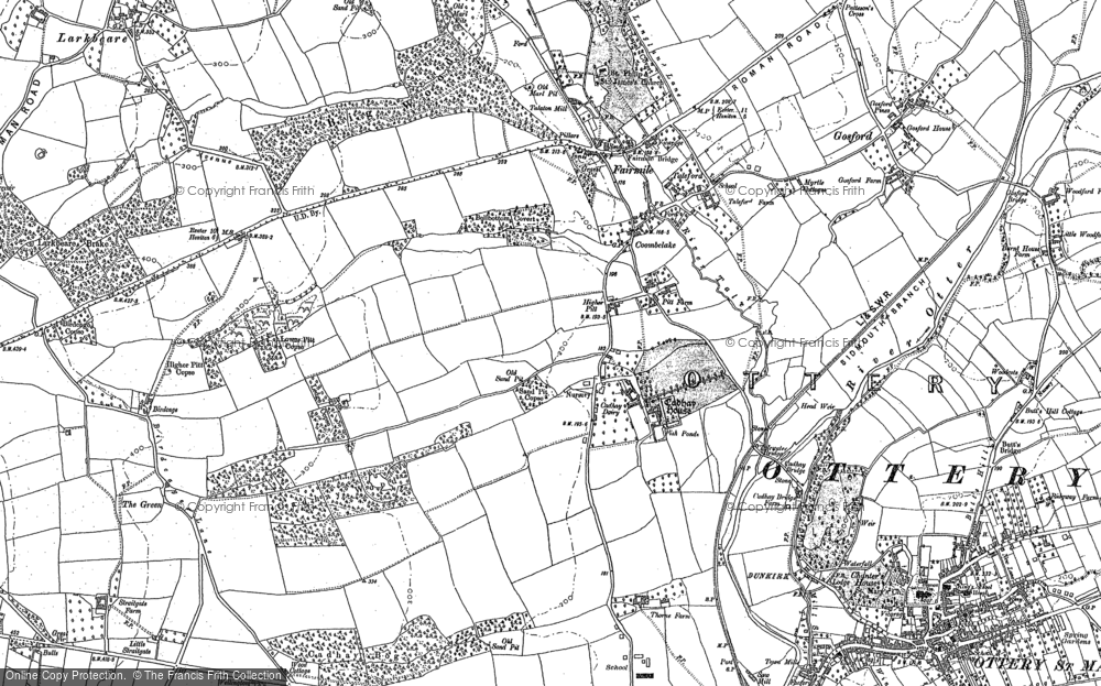 Old Map of Coombelake, 1887 in 1887