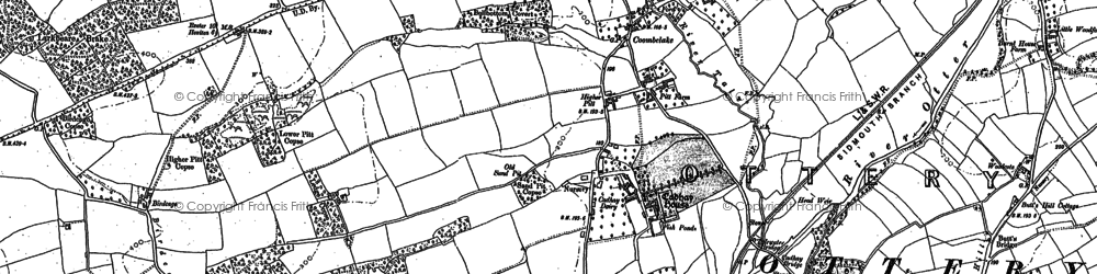 Old map of Coombelake in 1887