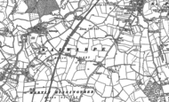 Old Map of Copcut, 1883 - 1884